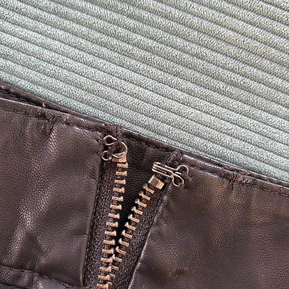 Free people leather look skirt - Picture 5 of 5